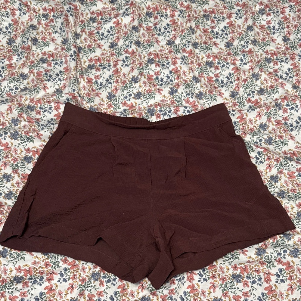 Women’s High-Rise Modern Gauze Shorts - Target’s A New Day - Brown